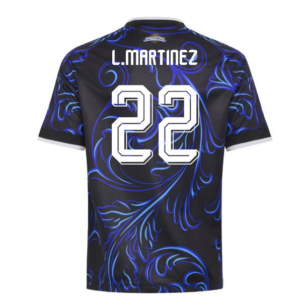2026-2027 Argentina Away Shirt (Kids) (L.Martinez 22)-SoccerKits Hub | Buy Soccer Jerseys Online